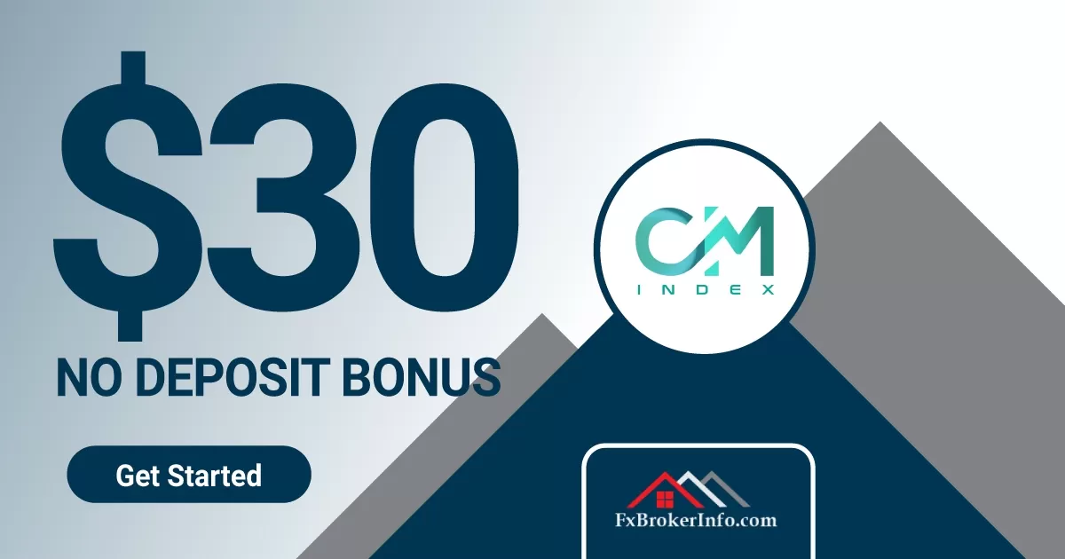 CM Index 30 USD Forex No Deposit Bonus