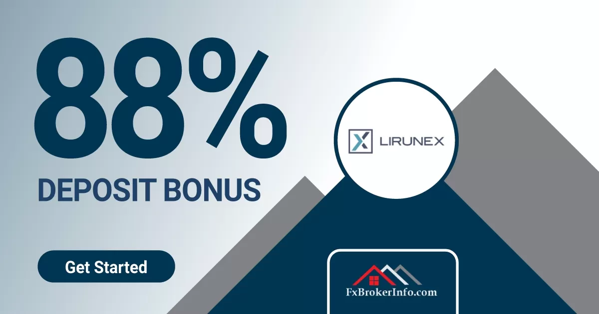 Enjoy 88% Deposit Bonus On Lirunex