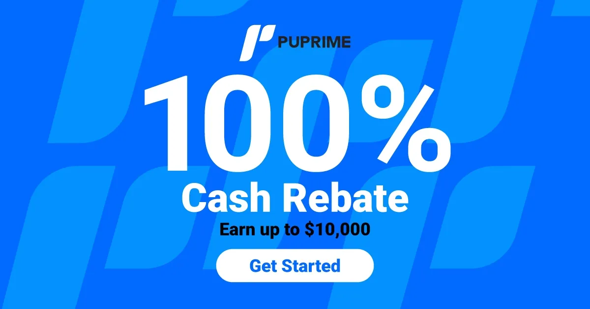 PuPrime is offering a 100% cash rebate
