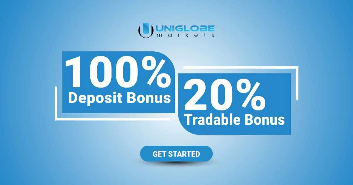 Uniglobe Markets Get a 100% Deposit and 20% Tradable Bonus