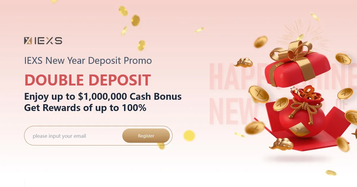Get a 100% Forex Cash Deposit Bonus with IEXS