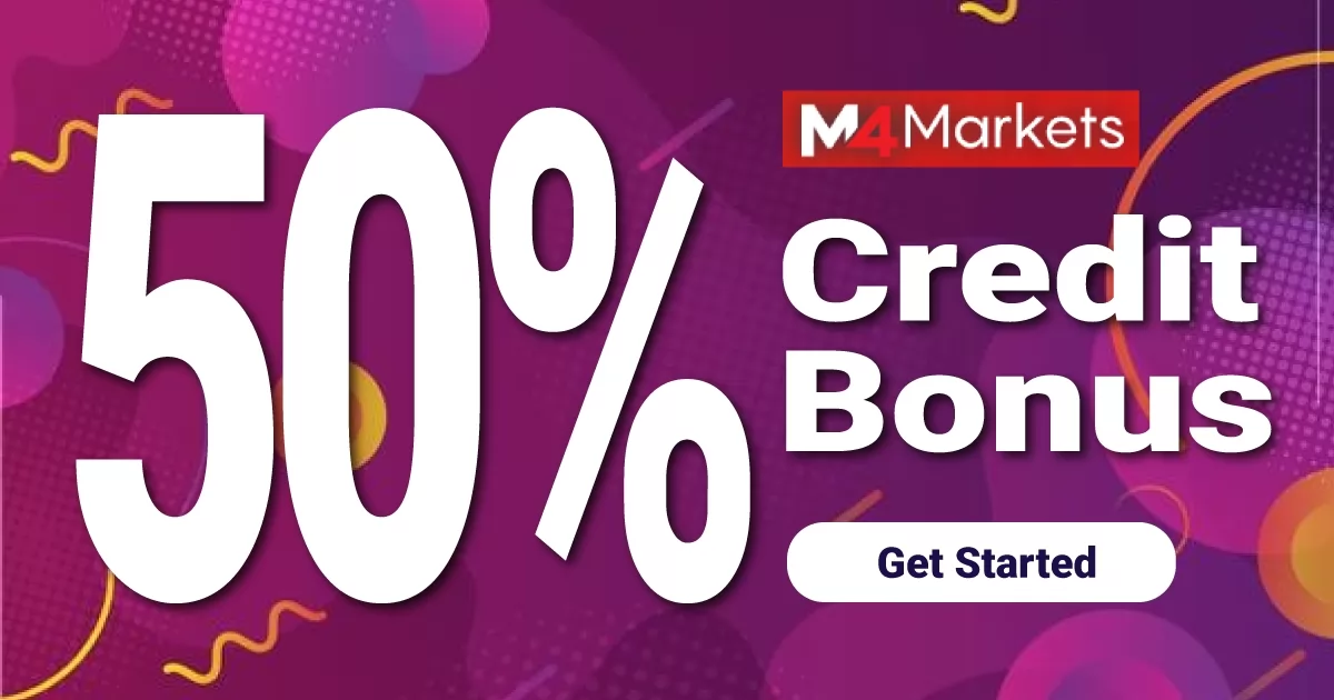 Get M4Markets 50% Credit Bonus Up To $5000