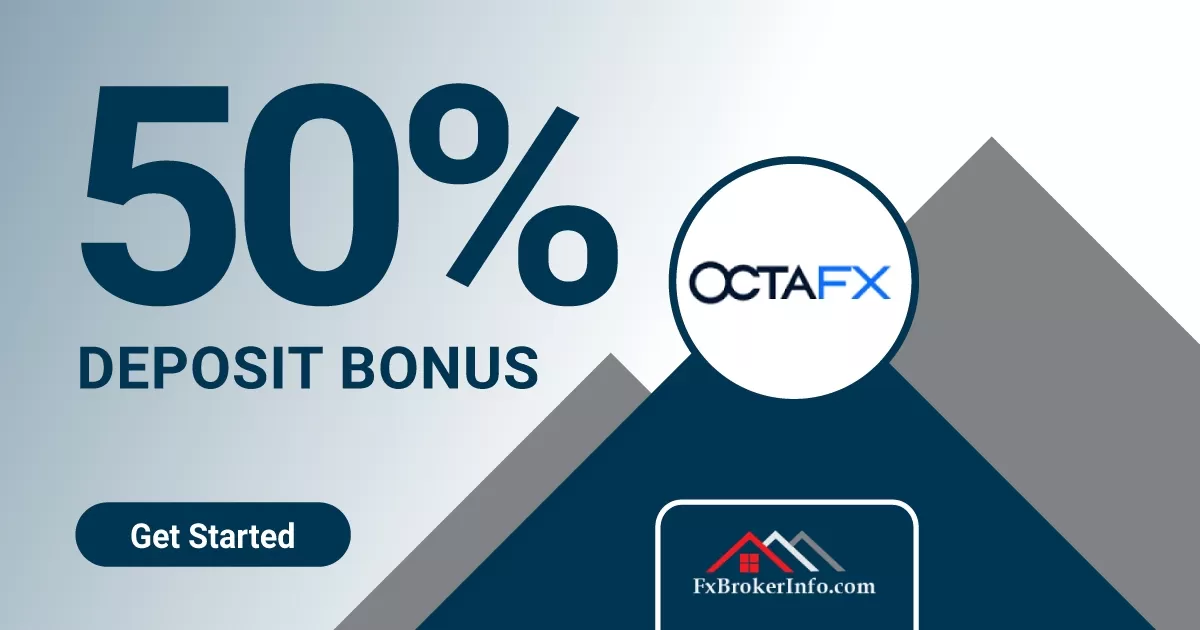 Octafx 50% Forex Deposit Bonus on Each Deposit