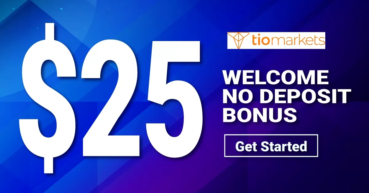Earn $25 Tiomarkets No Deposit Welcome Bonus