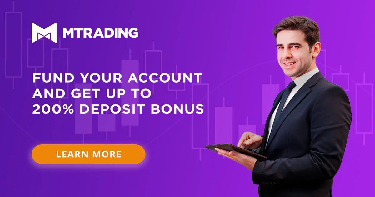 Get 200% Deposit Bonus from Mtrading
