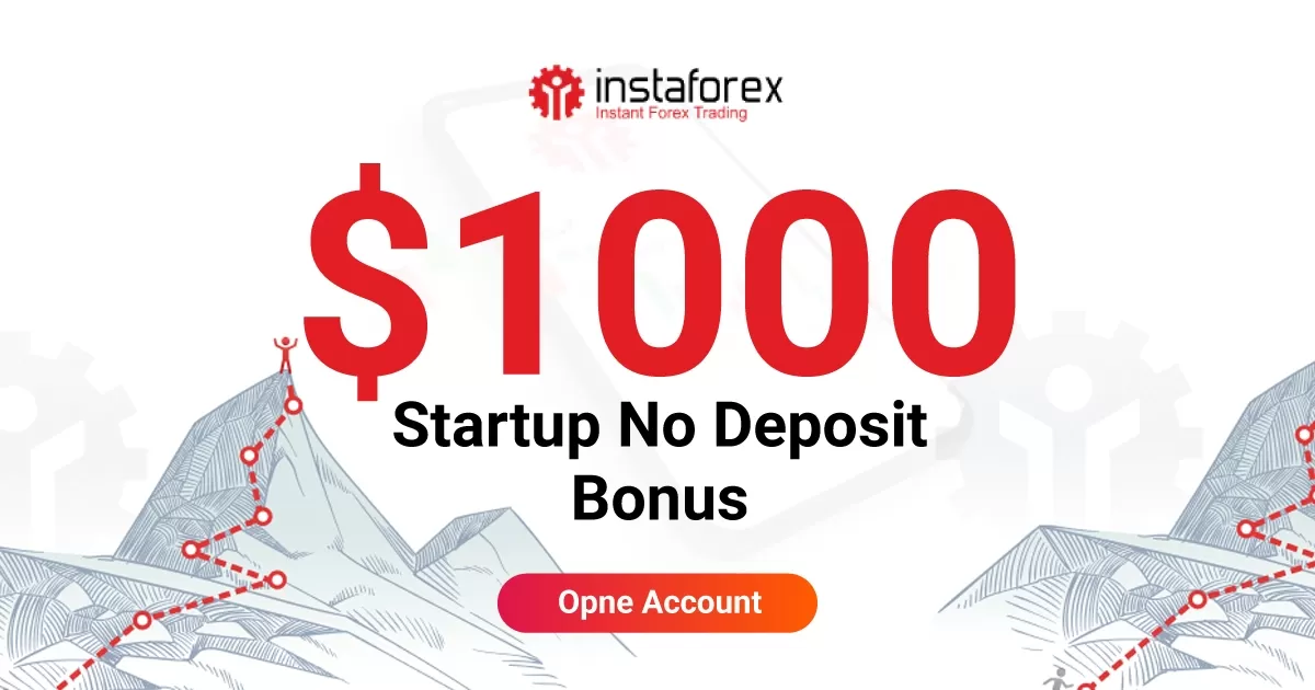 1000 USD Startup No Deposit Bonus InstaForex 