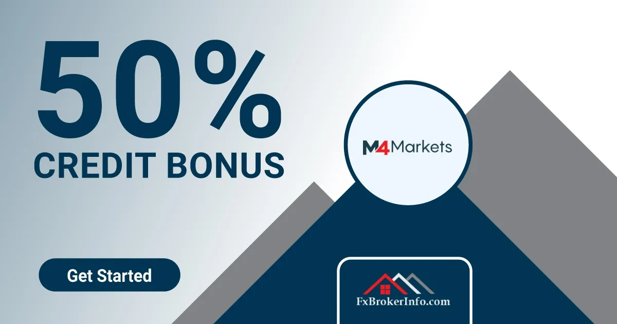M4Markets 50% Forex Deposit Bonus 2022