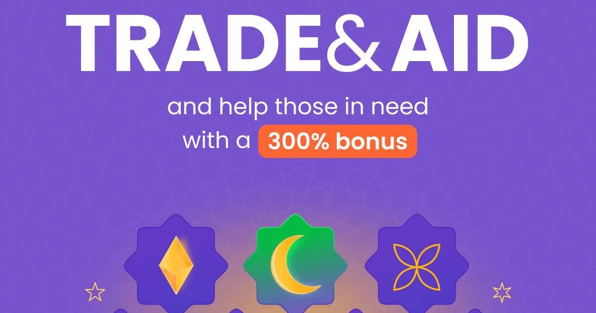 FBS  300% bonus on trade and aid In Ramadan