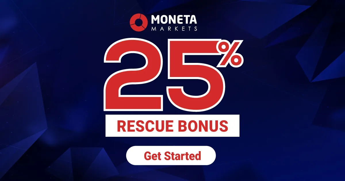 Moneta Markets 25% Rescue Forex Deposit Bonus