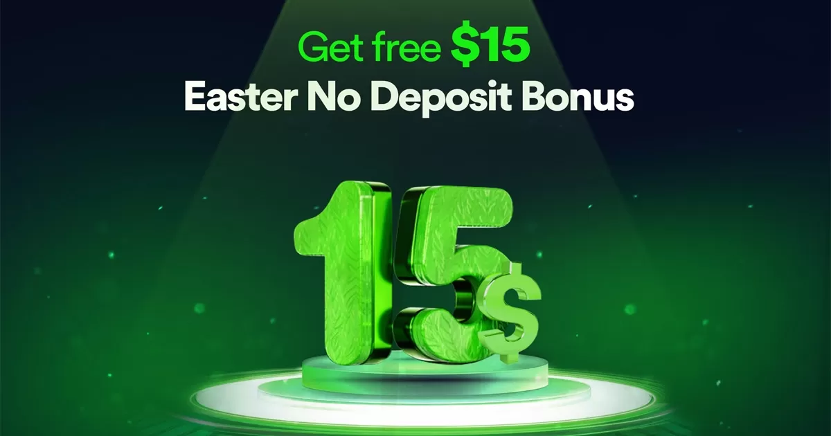 $15 Easter Forex No Deposit Bonus TBS 