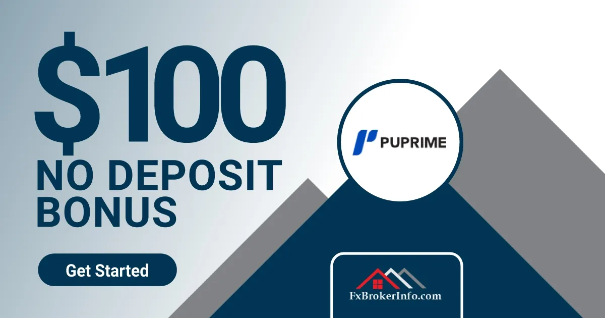 PuPrime 100 USD Forex No Deposit Bonus
