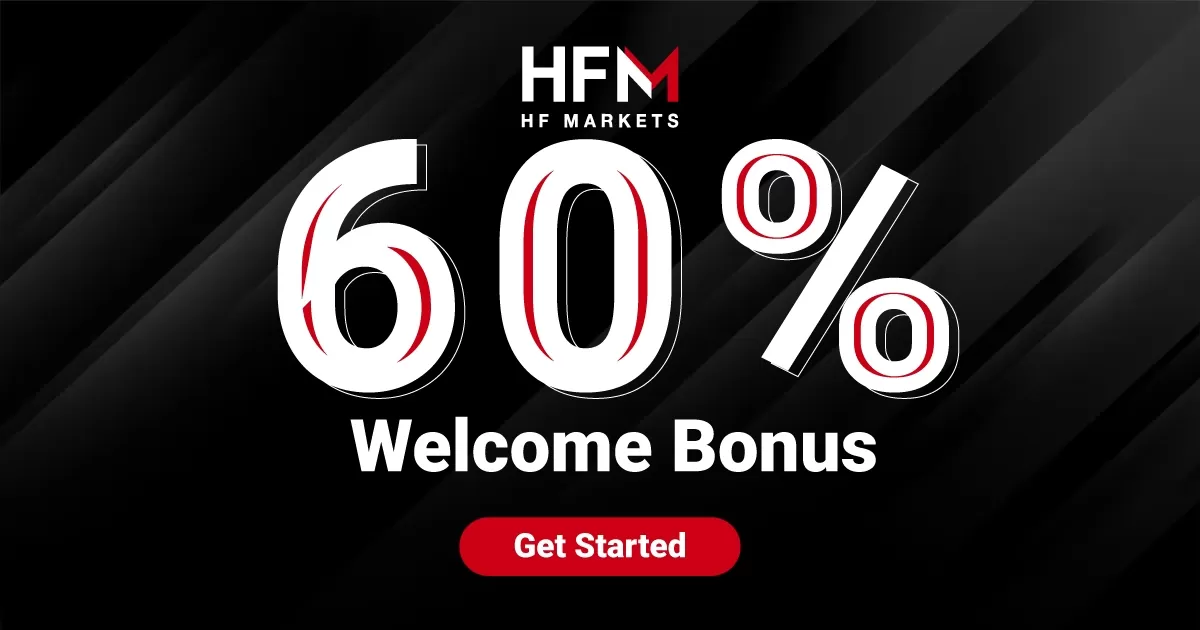 Get 60% Welcome Bonus On HF Markets