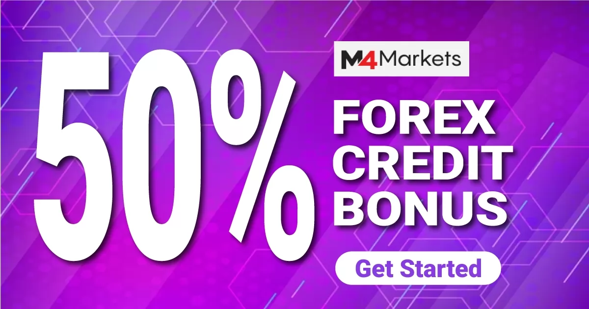 M4Markets 50% Forex Credit Deposit Bonus Up to a 5000 USD