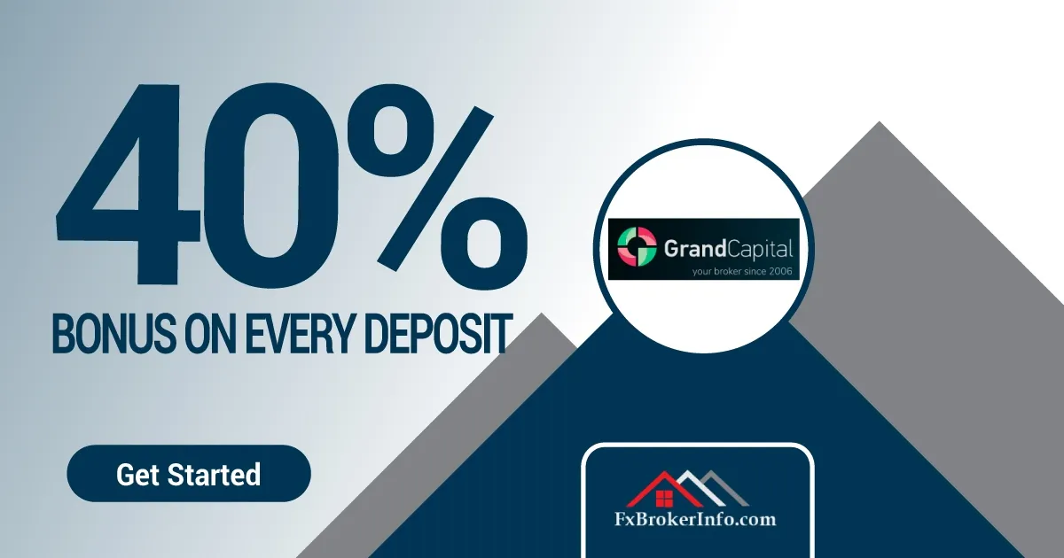 GrandCapital 40% Forex Each Deposit Bonus