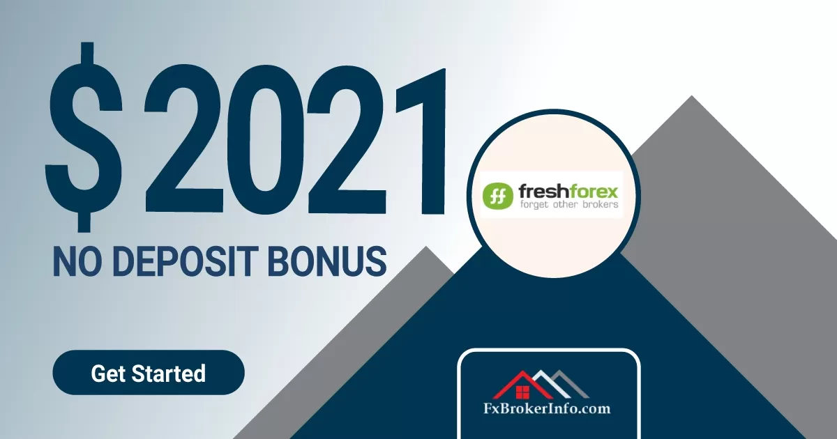 FreshForex $2021 No Deposit Welcome Bonus