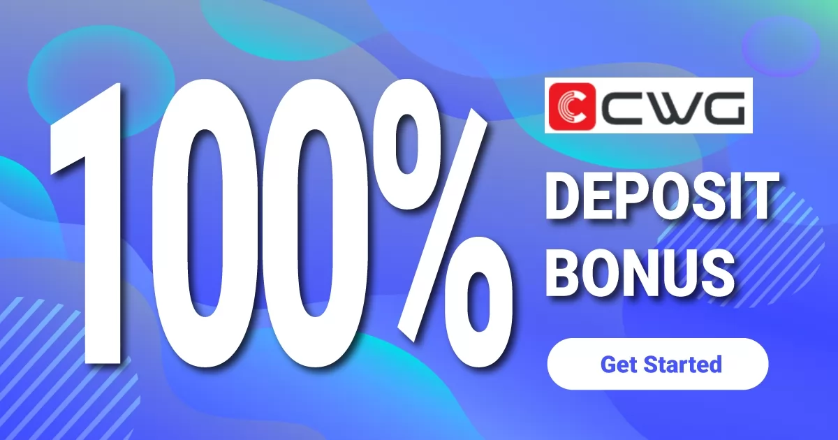 CWG Markets 100% Deposit Bonus Each Deposit 