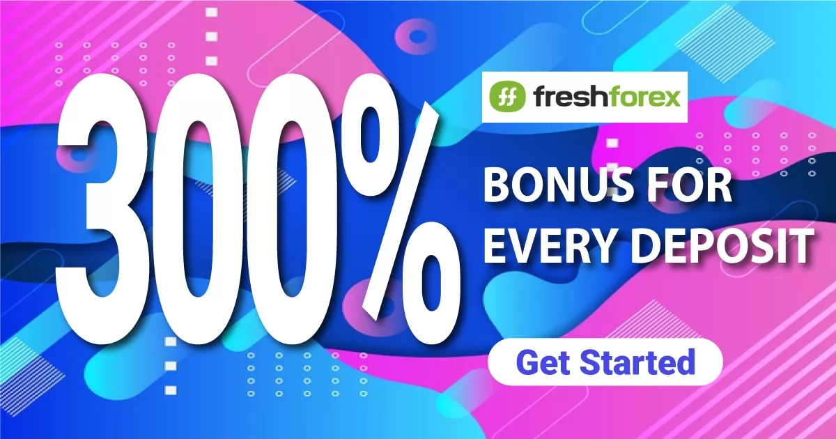 FreshForex 300% Forex Deposit Trading Bonus up to $5000