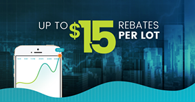 Up to 15 USD per lot rebates with Partners 