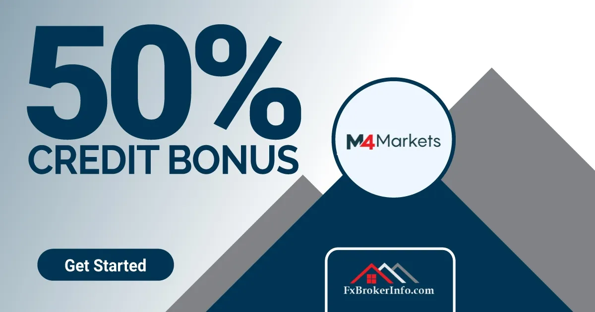 Get 50% Credit Bonus Claim up to $5,000 - M4Markets