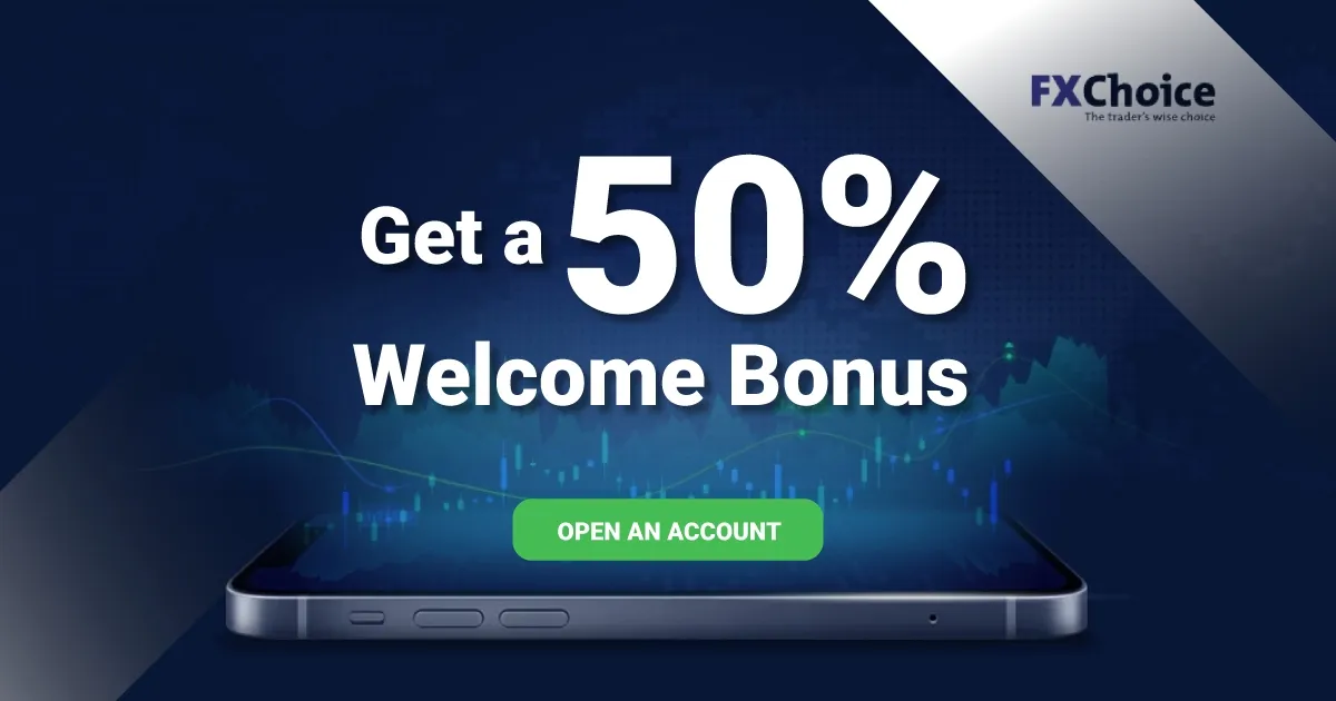 Get a 50% Welcome Bonus Fx choice