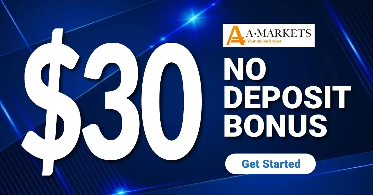 AMarkets $30 No Deposit Bonus