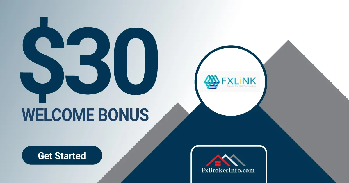 FXLink 30 USD Forex No Deposit Bonus 2022