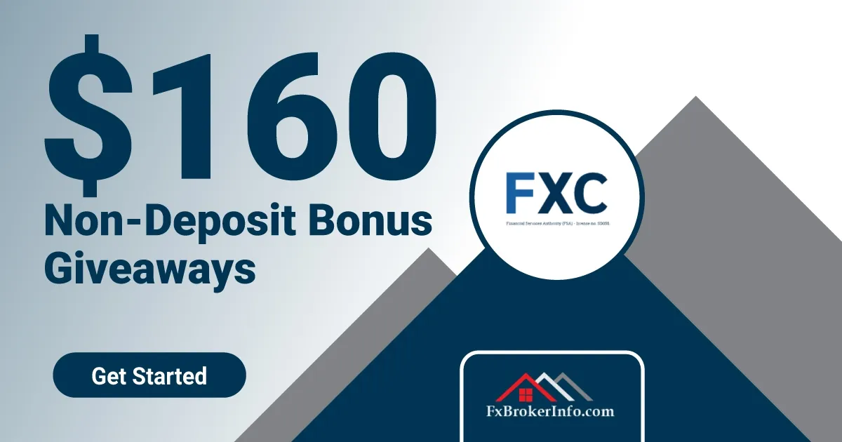 FXC $160 Non-Deposit Bonus Giveaway for you