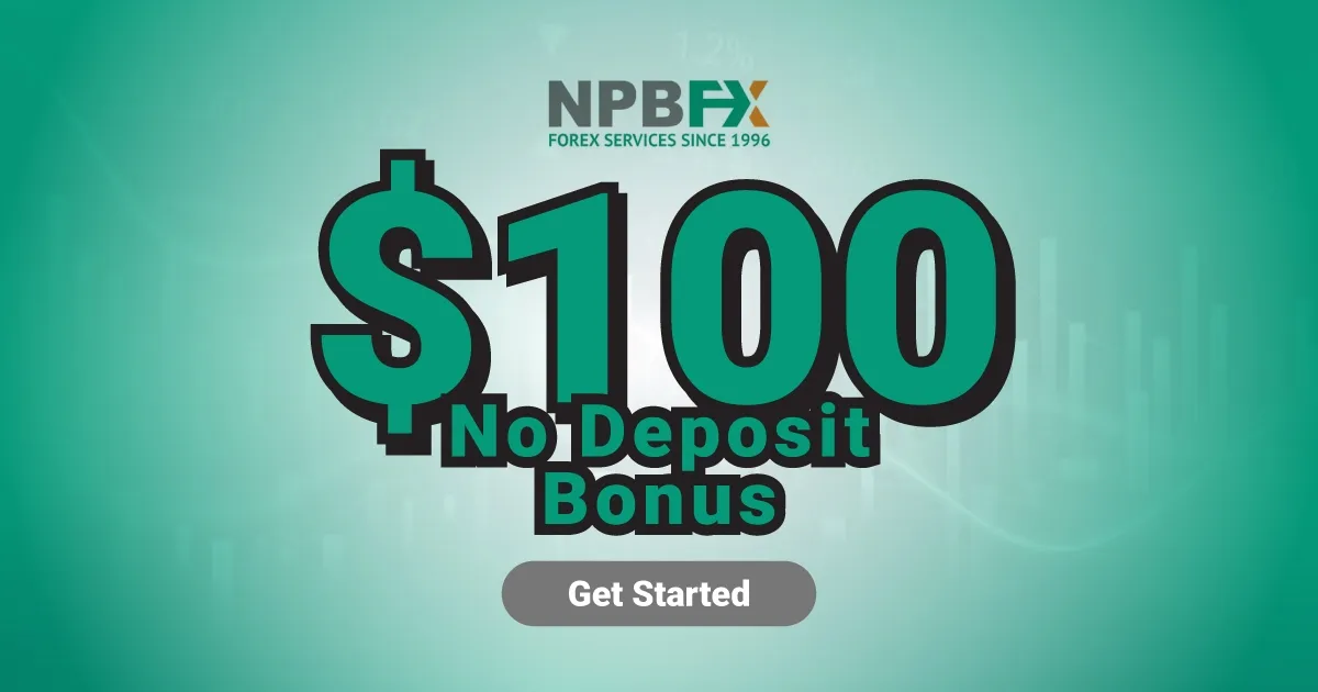 $100 Forex No Deposit Welcome Bonus by NPBFX