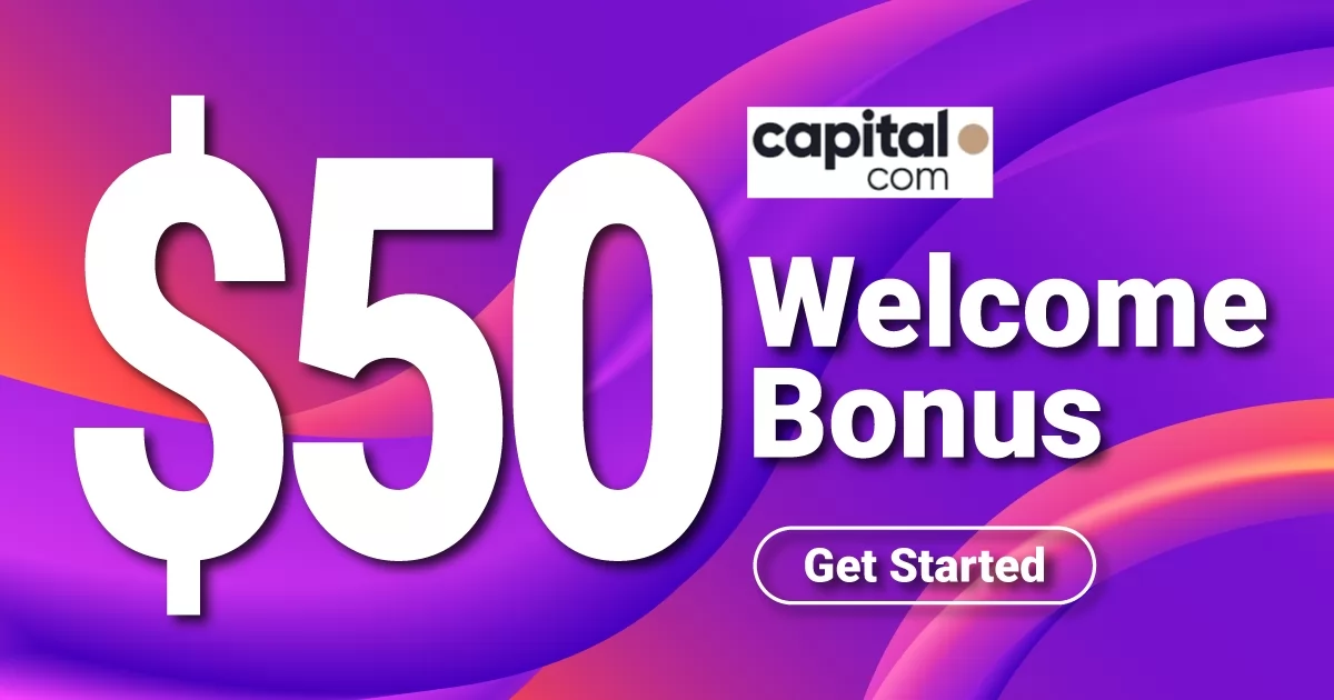 Grab $50 welcome bonus on Capital.com