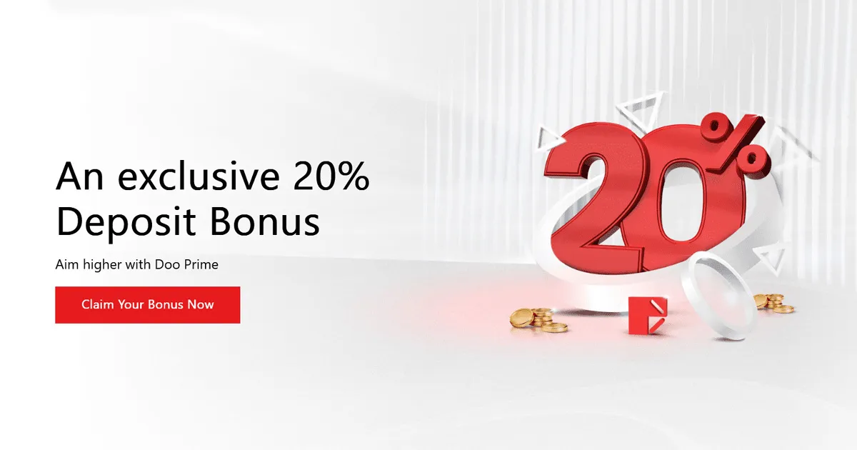 Receive an Exclusive 20% Forex Deposit Bonus from Doo Prime