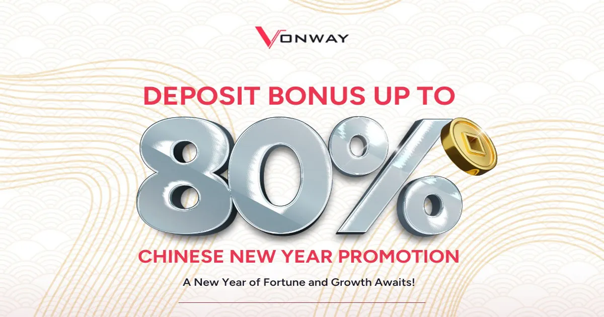 Celebrate the Chinese New Year with up to 80% Bonus at Vonway