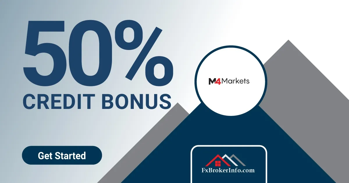 M4Markets 50% Credit Bonus Earn up to $5,000