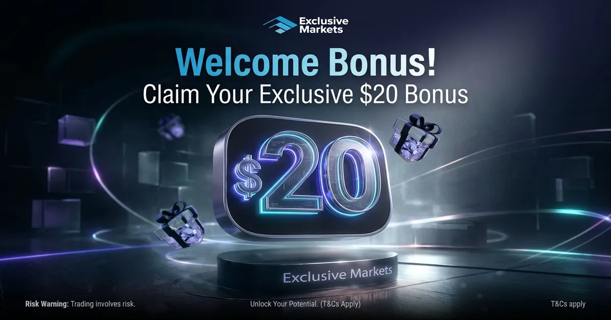 Exclusive Markets $20 No Deposit Bonus Special Offer