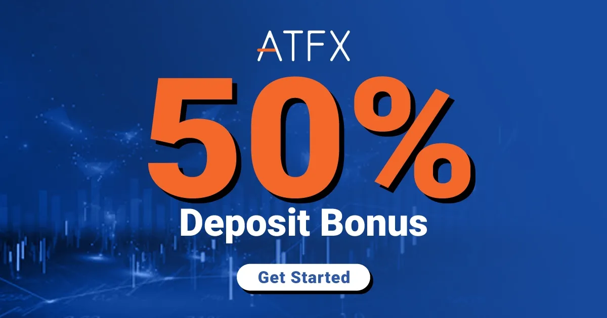 50% Forex Deposit Bonus is provided by ATFX
