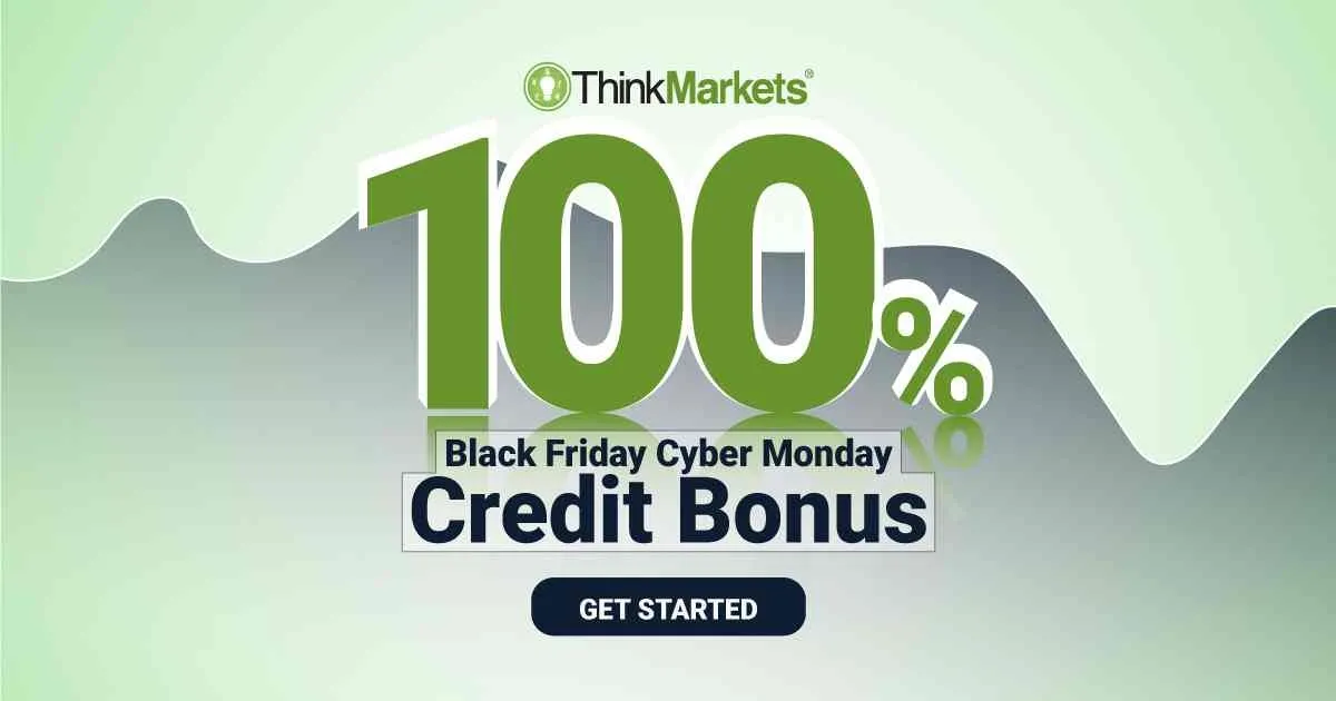 100% Forex Credit Bonus at ThinkMarkets on Black Friday