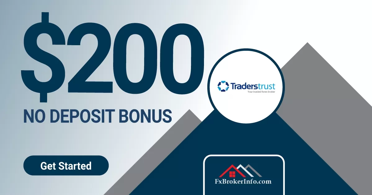 Traders Trust 200 USD Forex No Deposit Bonus