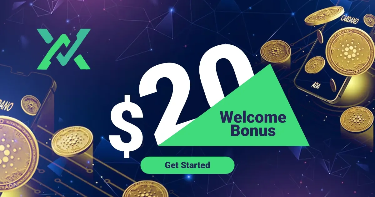 Crypto500x broker $20 Welcome Bonus