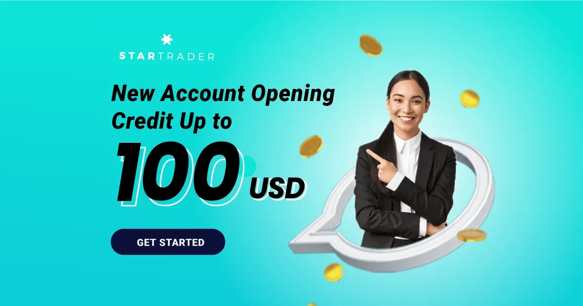 Open a STARTRADER Account & Get $100 New Opening Bonus
