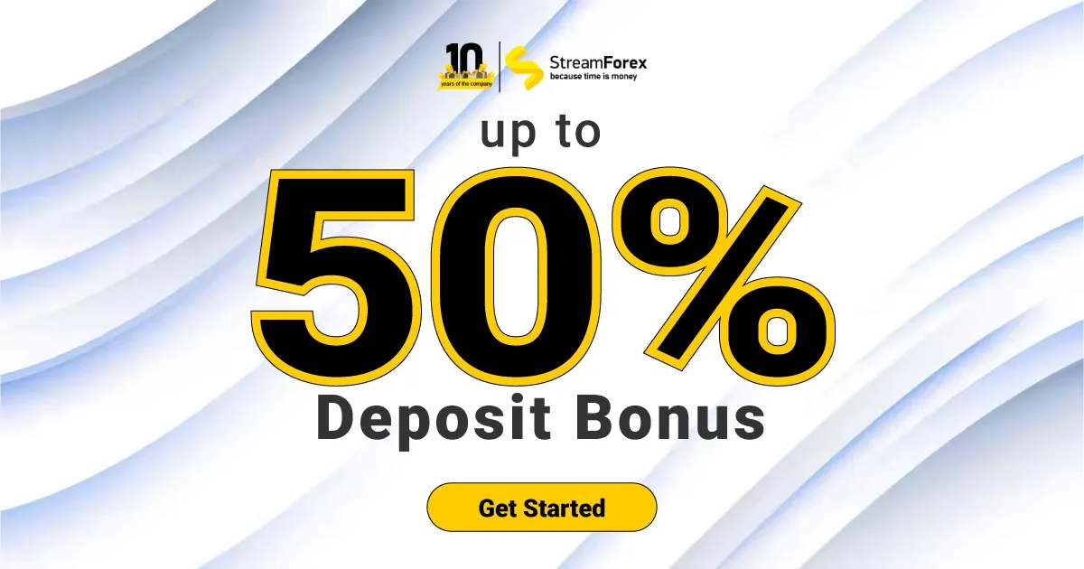 Collect Up To Forex 50% Deposit Bonus - Stream Forex