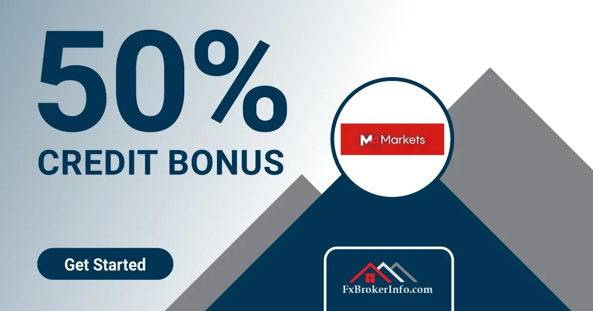 M4Markets 50% Credit Bonus Earn up to $5,000