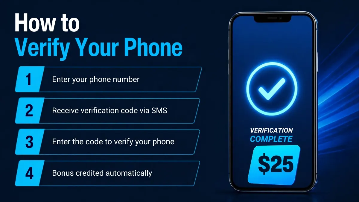 XTrade $25 Phone Verification Free No Deposit Bonus