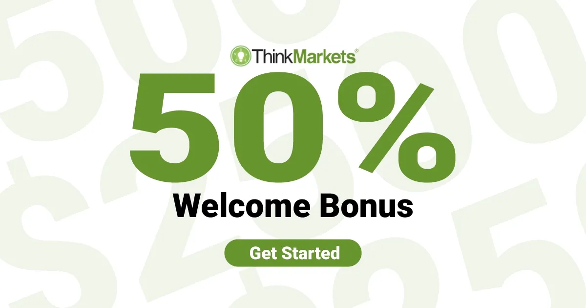 Gain 50% on Your First Deposit with ThinkMarkets