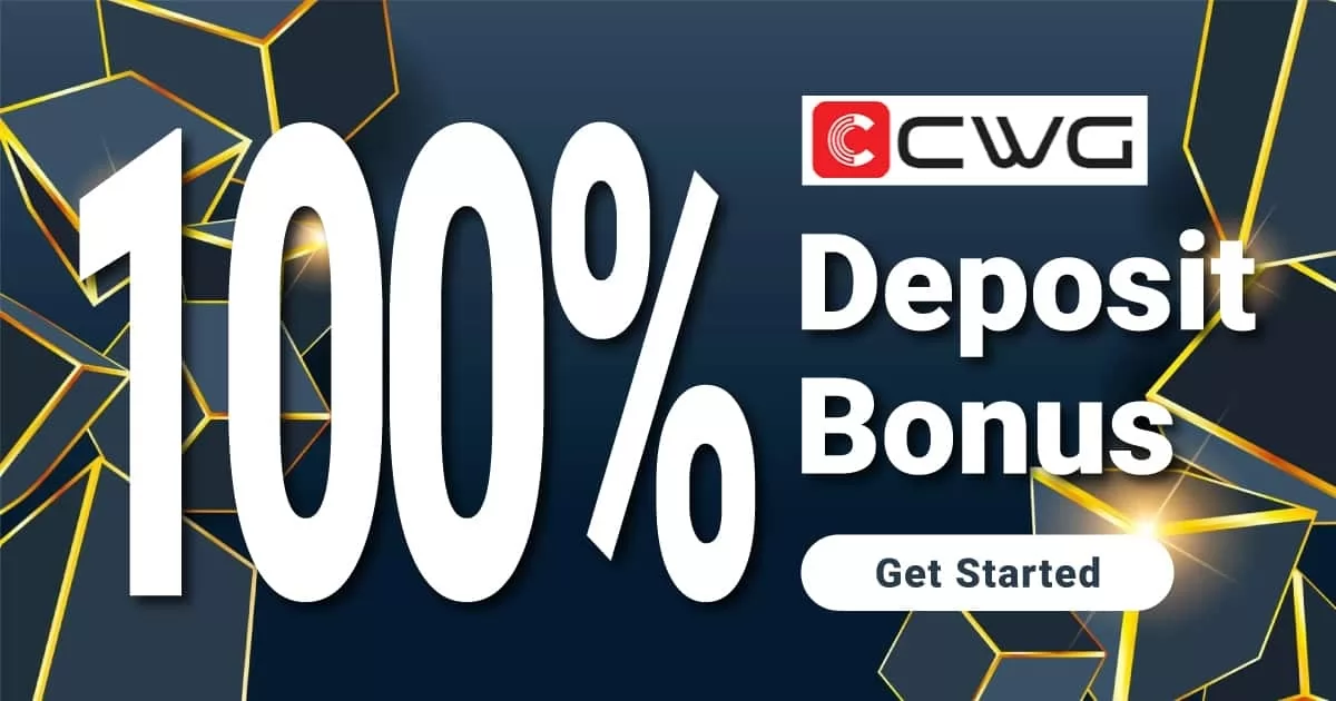 Incredible 100% Forex Welcome Deposit Bonus on CWG Markets
