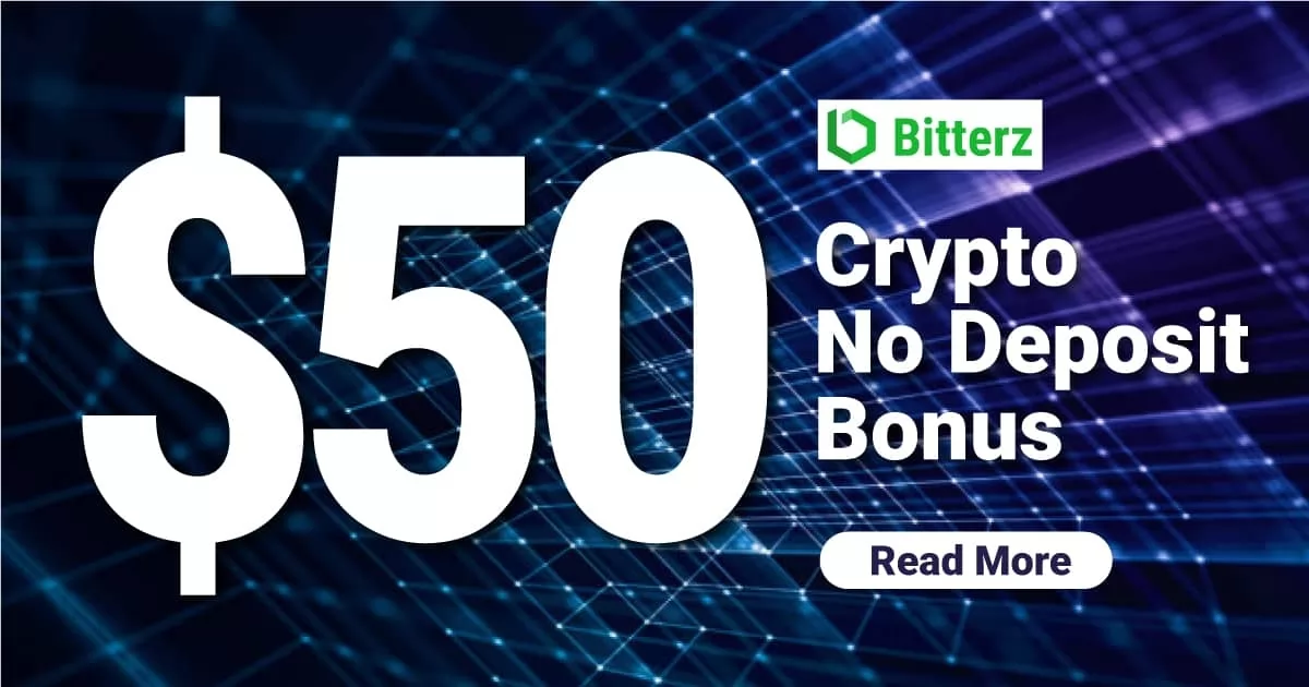 Take Free $50 Crypto No Deposit Trading Bonus on Bitterz