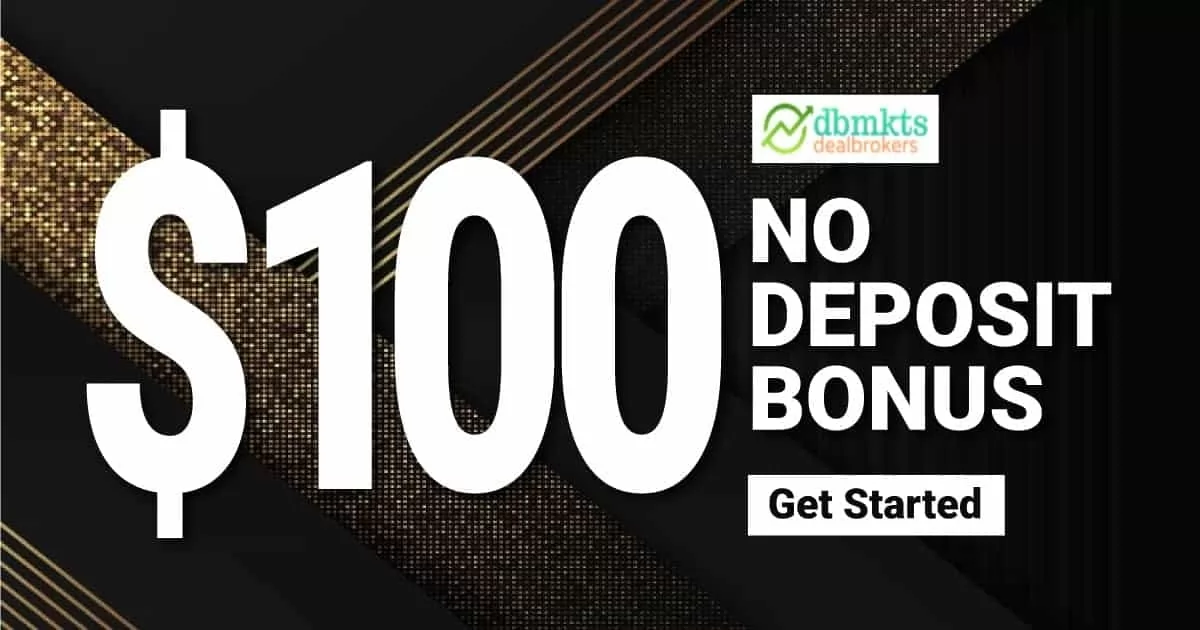 $100 No Deposit Welcome Credit Bonus on DB Markets