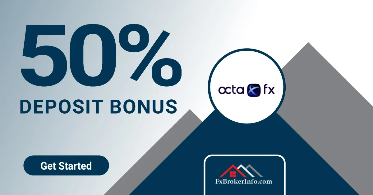 OctaFX 50% Forex Credit Bonus on Each Deposit For You