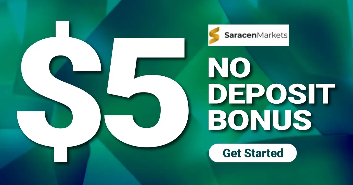 Get $5 No Deposit Bonus on SaracenMarkets
