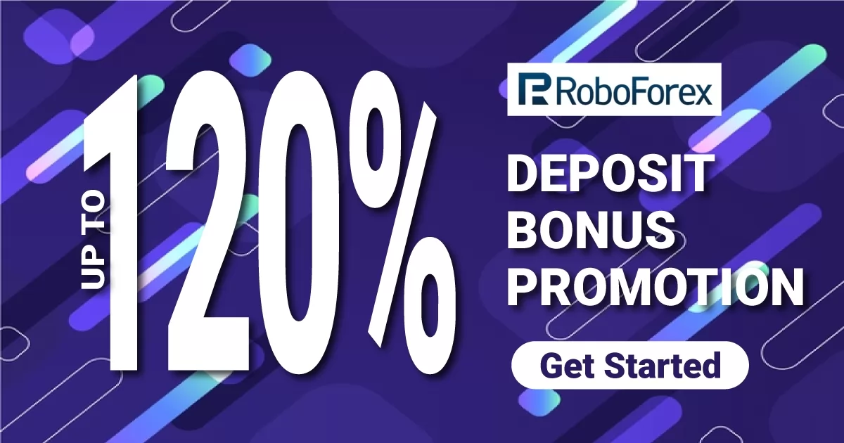 RoboForex 120% Forex Deposit Bonus up to 50000 USD