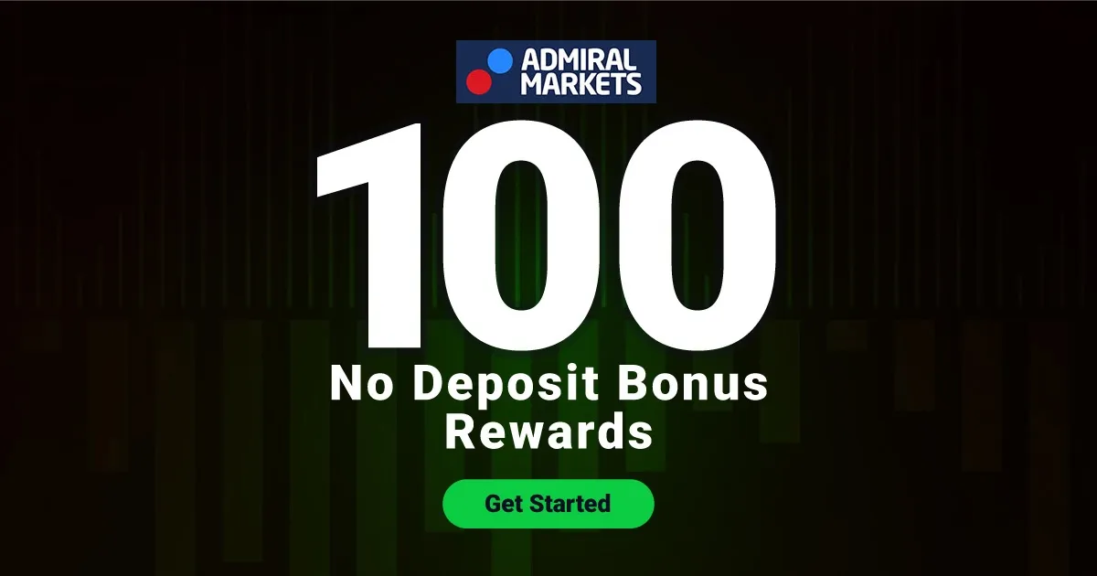 Admiral Markets $100 No Deposit Withdrawable Bonus