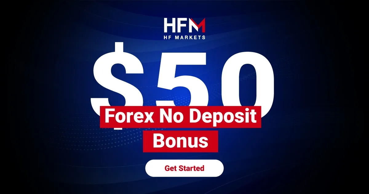 Get your hands on a $50 Forex No Deposit Bonus from HFM today!